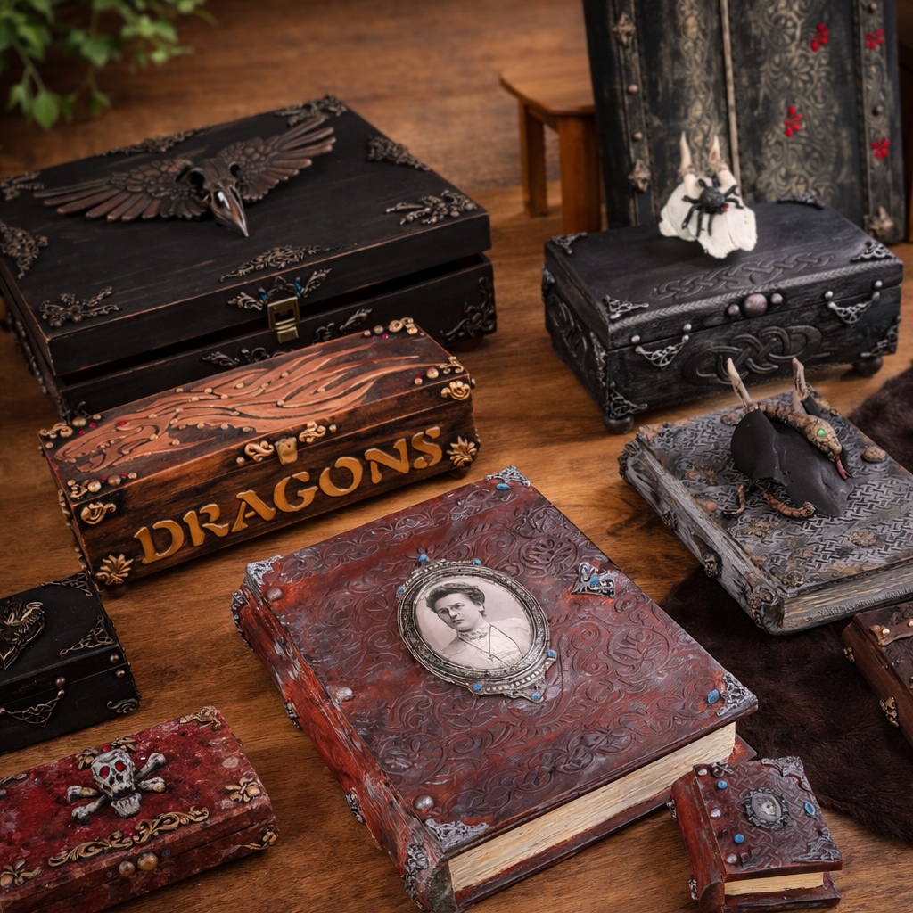 Handgefertigte Holz-Unikate von DiBiSKreativ für Mittelalter und Fantasy